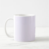 Violetter Nagellack Schmetterling Liebe Kaffeetasse (Links)