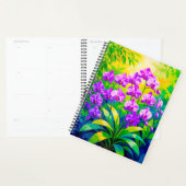 Violetter Orchideen-Planer Planer (Anzeige)
