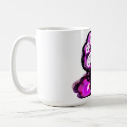 Violetter Pfau Kaffeetasse (Links)