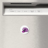 Violetter Pfau Magnet (In Situ (Geschirrspüler))
