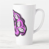 Violetter Pfau Milchtasse (Rechts)