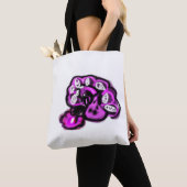 Violetter Pfau Tasche (Von Nahem)