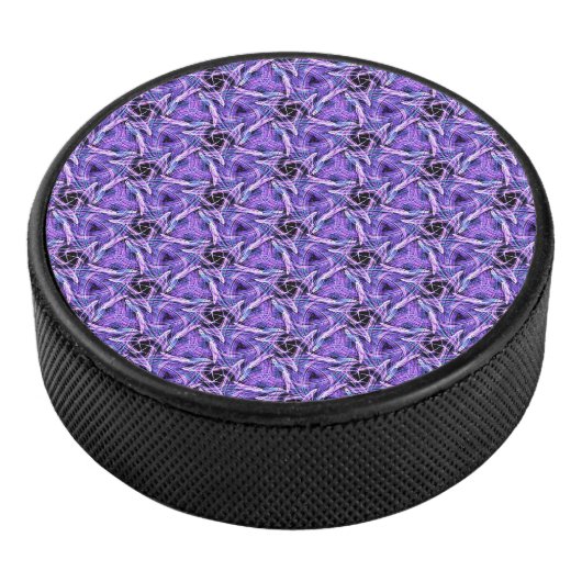 Violetter Puls Eishockey Puck (3/4)
