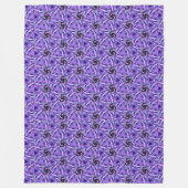 Violetter Puls Fleecedecke (Vorderseite)