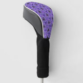 Violetter Puls Golf Headcover (angewinkelt)