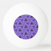 Violetter Puls Tischtennisball (Rückseite)