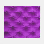 Violetter Samt-Capitone-Textilhintergrund, Fleecedecke (Vorderseite (Horizontal))