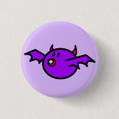 Violetter Schläger Button (Vorderseite)