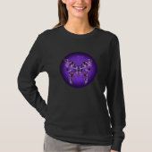 Violetter Schmetterling 31 T-Shirt (Vorderseite)