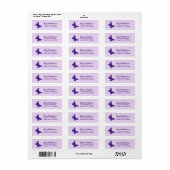 Violetter Schmetterling V004 (Vorne)
