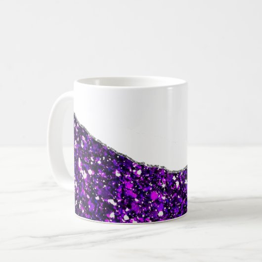Violetter Silberachat Kaffeetasse (Vorderseite Links)