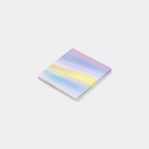 Violetter und goldener Strahl Abstrakt Post-it Klebezettel