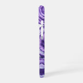 Violettes Achat-Monogramm iPhone 16 Hülle (Linke Seite)