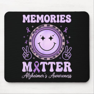 Violettes Band Demenzerinnerungen Alzheimer Mousepad