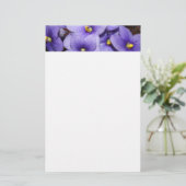 Violettes Boquet Briefpapier (Stehend Vorderseite)
