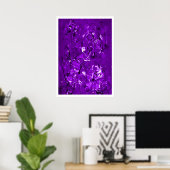 Violettes Chaos Poster (Heimbüro)