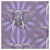 Violettes Elefantengesicht Stoff (Nahaufnahme)