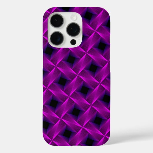 Violettes Gitter Case-Mate iPhone Hülle (Rückseite)