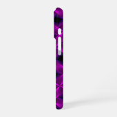 Violettes Gitter iPhone Hülle (Linke Seite)