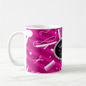 Violettes Haar u. Schönheit Kaffeetasse (Links)