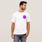 Violettes helles Logo T-Shirt (Vorne ganz)