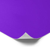 Violettes Herz Poster (Ecke)