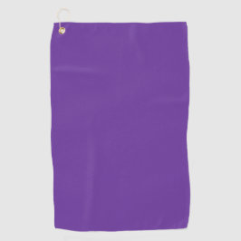 Violettes Herz Vollfarbe Golfhandtuch