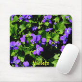 Violettes Mousepad (Mit Mouse)