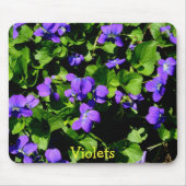 Violettes Mousepad (Vorne)