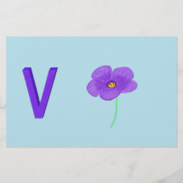 Violettes Papier