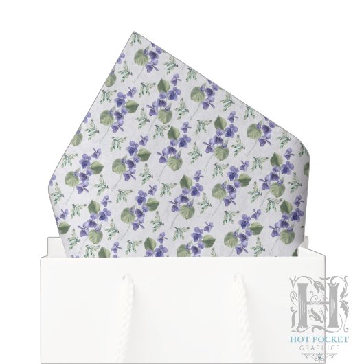 Violettes Seidenpapier