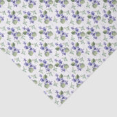 Violettes Seidenpapier (Detail)