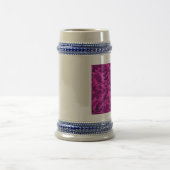 Violettes Tarnmuster Bierglas (Mittel)