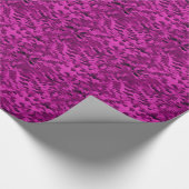 Violettes Tarnmuster Geschenkpapier (Ecke)