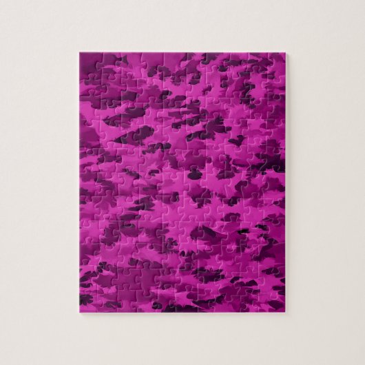 Violettes Tarnmuster Puzzle (Vertikal)