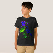 Violettes und blaues Jay T-Shirt (Vorne ganz)