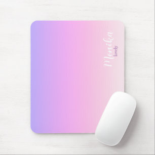 Violettes und rosa Ombre-Design iPad Air-Cover Mousepad