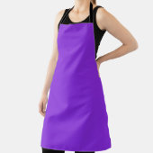 Violettfarbe Einfache, monochrome Schlichte Violet Schürze (InSitu)