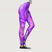 Violettflame - Grafikdesign Leggings (Rechts)
