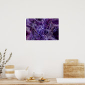 Violettflame Poster (Küche)
