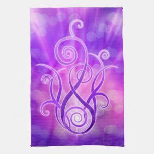 Violettflame/Violettfeuer Küchentuch