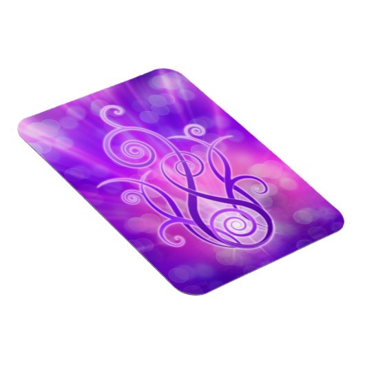 Violettflame/Violettfeuer Magnet (Rechte Seite)