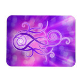 Violettflame/Violettfeuer Magnet (Horizontal)