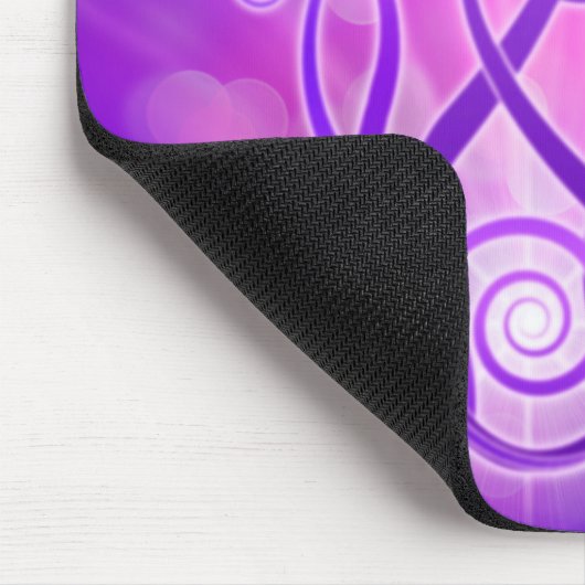 Violettflame/Violettfeuer Mousepad (Ecke)