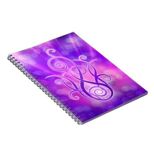 Violettflame/Violettfeuer Notizblock (Rechte Seite)