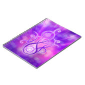 Violettflame/Violettfeuer Notizblock (Linke Seite)