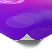 Violettflame/Violettfeuer Poster (Ecke)