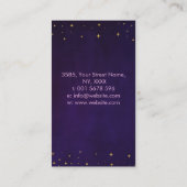 Violettflamme - Lila Flamme Visitenkarte (Rückseite)