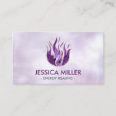 Violettflammmittel - Amethyst Visitenkarte (Vorderseite)