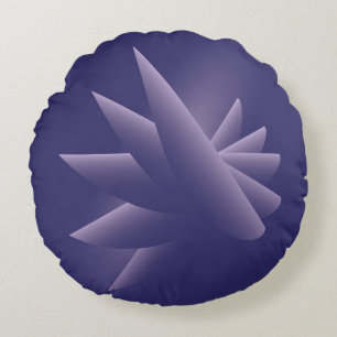 Violettflügel Rundes Kissen